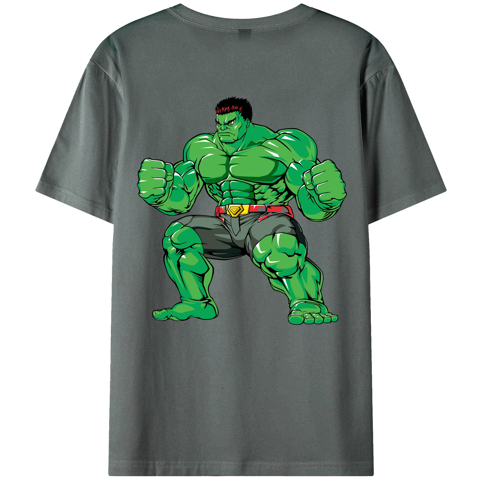 （画像用） アベンジャーズ The Avengers 綿100％ メンズ半袖Tシャツ（バックプリント） 通気性